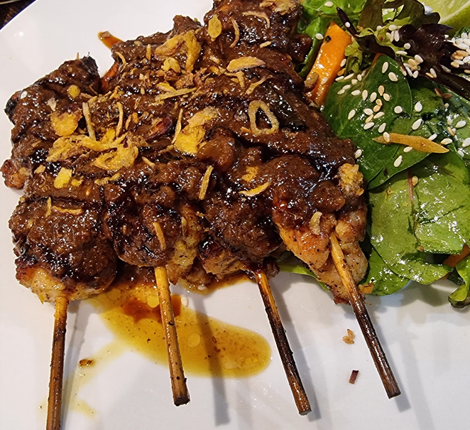  SATE AYAM - GRILLED CHICKEN SATAY