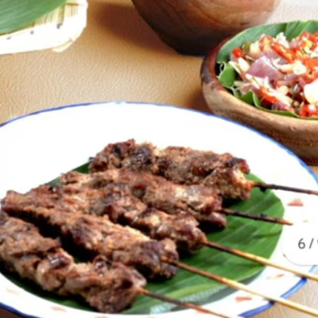 Beef Satay Maranggi Purwakarta with Sweet Soy Sauce