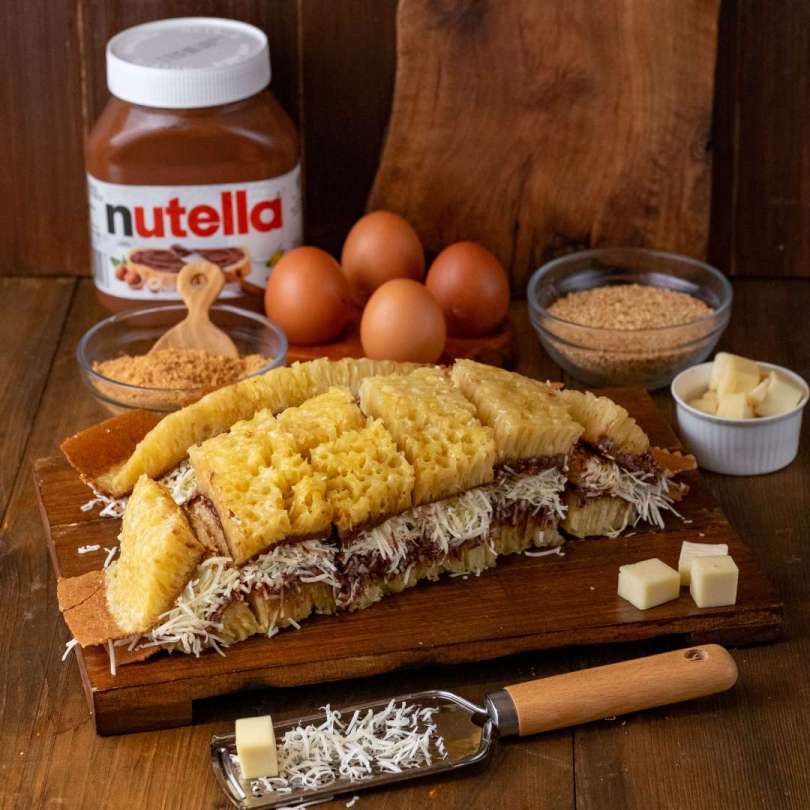 Upside Down Nutella Cheese