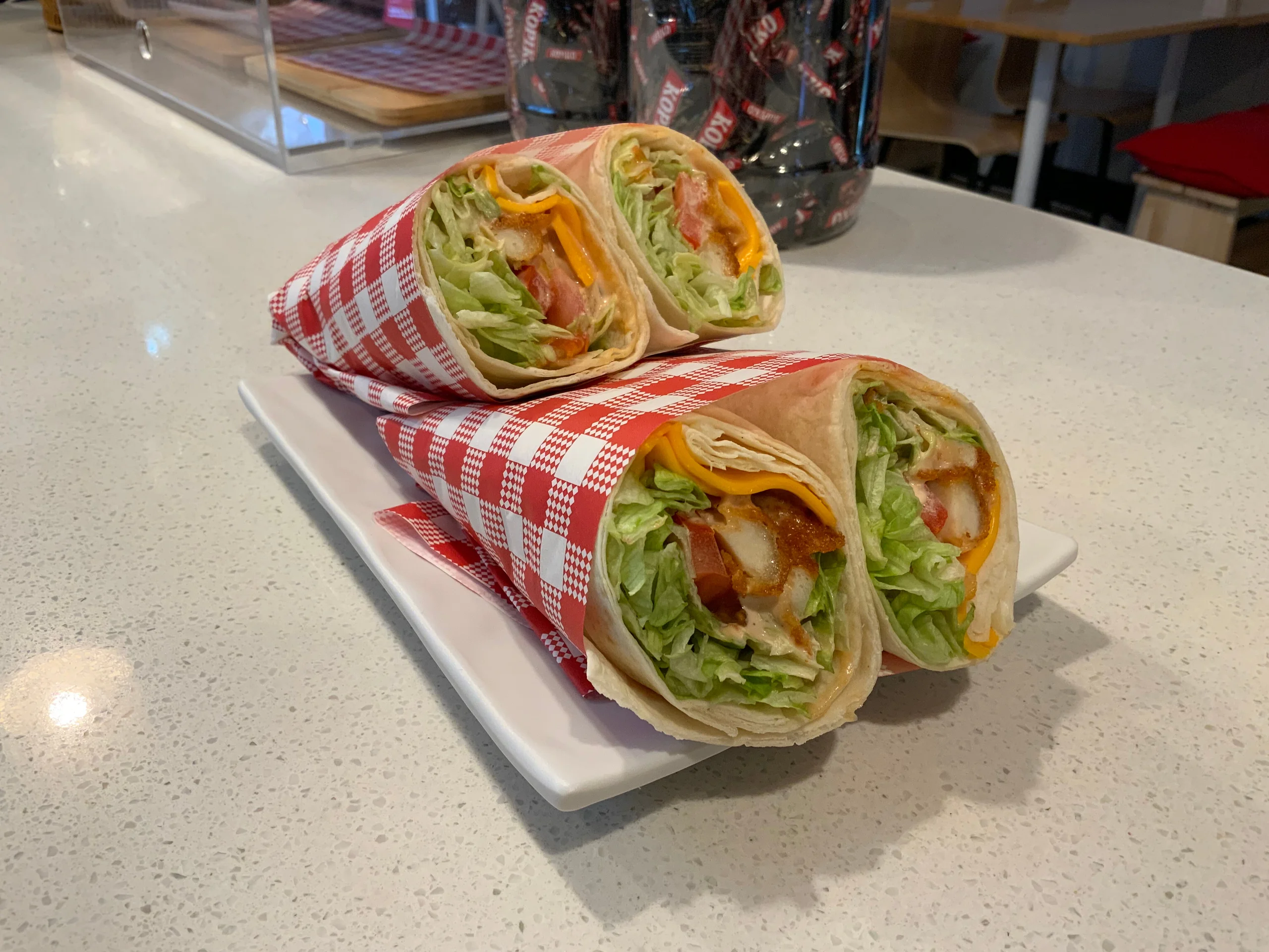 Chicken Schnitzel Wrap