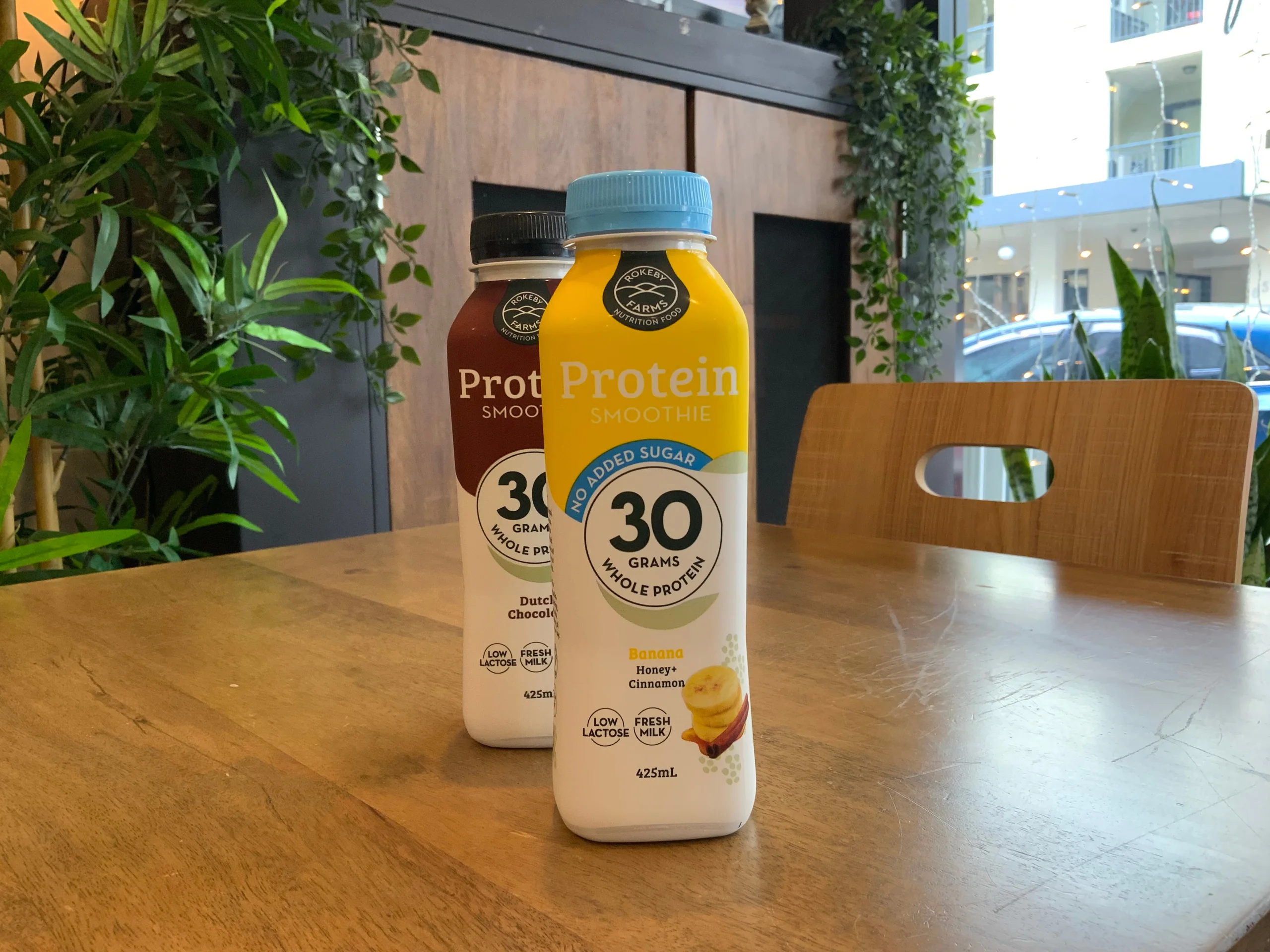 Protein smoothie - banana honey cinnamon