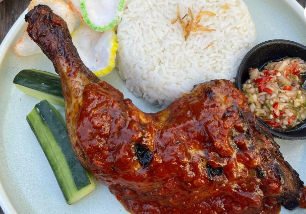 Ayam Bakar Jimbaran + Rice