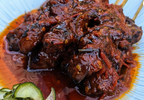 Sate Plecing Spicy (Chicken - 7 Skewers)