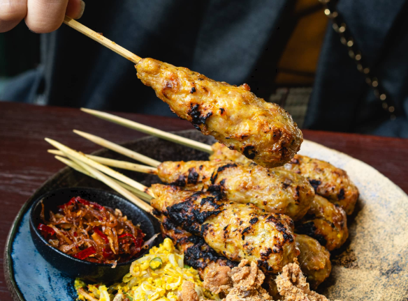 Sate Lilit (Chicken - 7 Skewers)