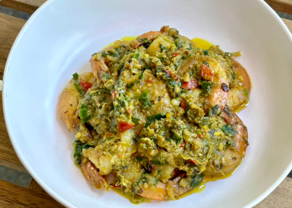 Udang Woku Santan
