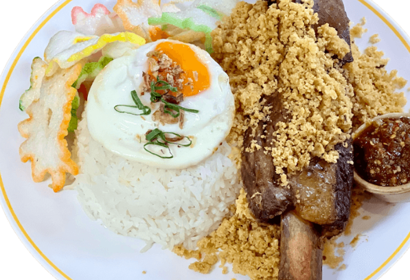 Nasi Iga Sapi Goreng Kremes