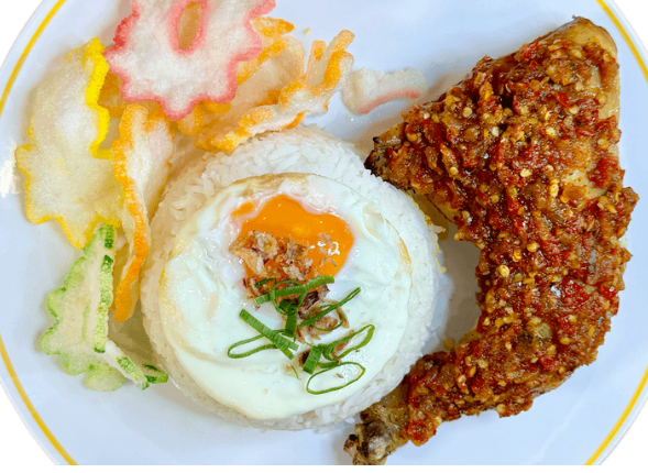 Nasi Ayam Bakar Rica (GF)