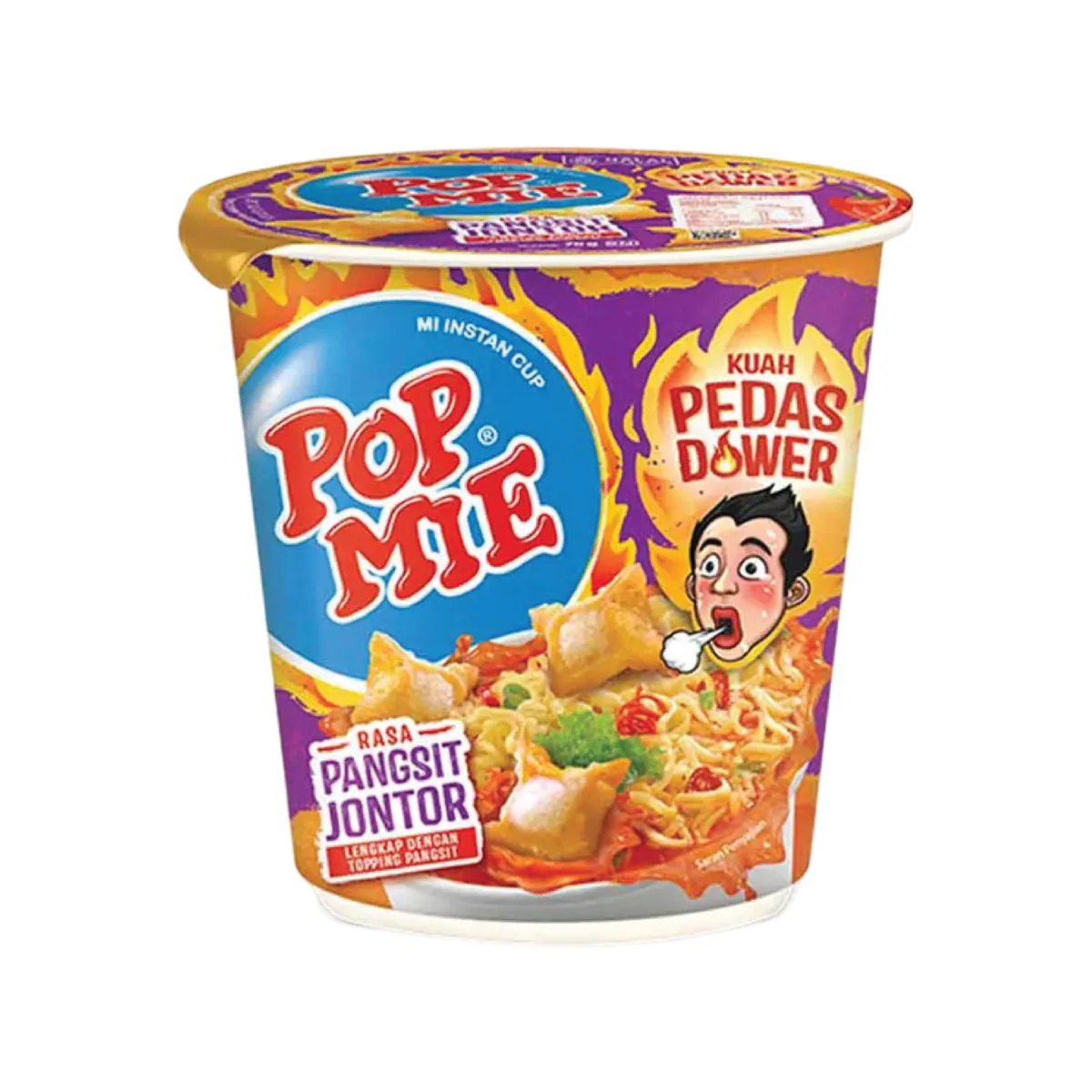 Pop Spicy Noodle Soup Dower Wonton Jontor 75 Gr