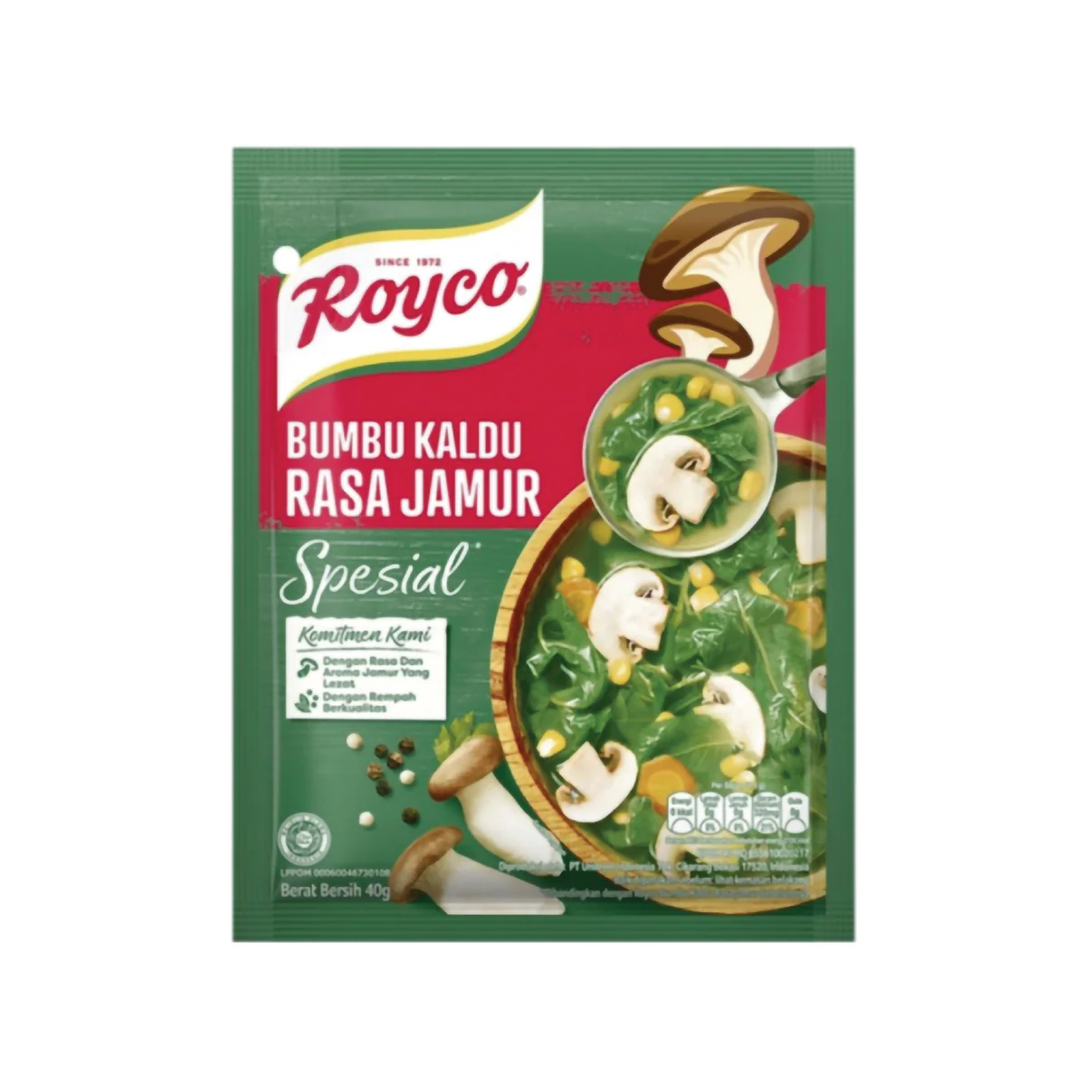 Royco Mushroom Flavored Broth 40Gr