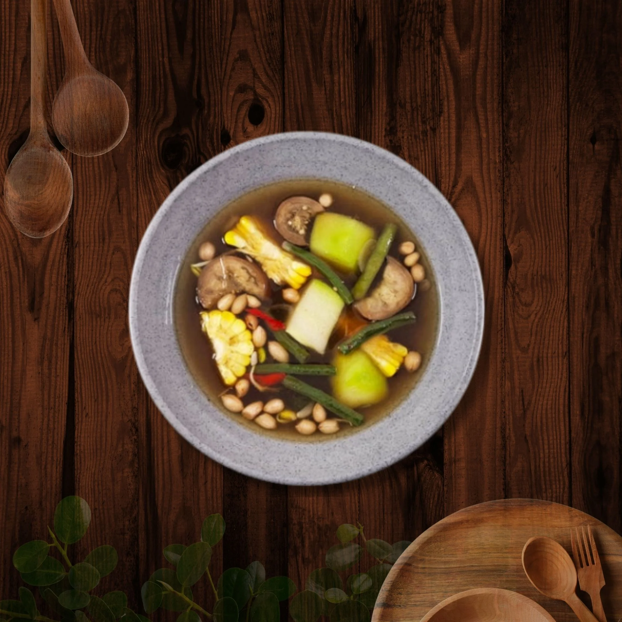 Vegetable Tamarind Soup (Sayur Asem)