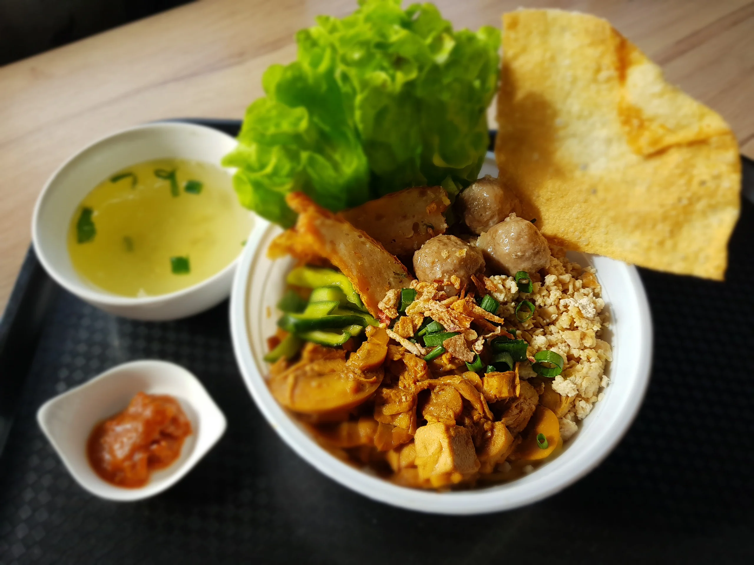 Mie Ayam Super Komplit ( Chicken Noodle Complete )