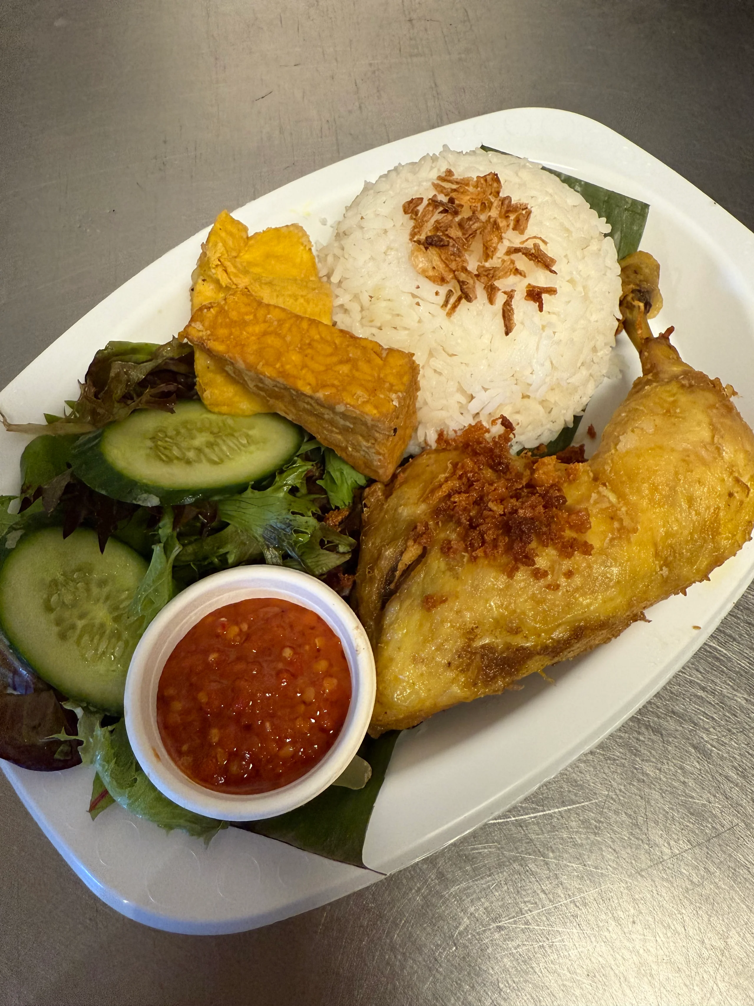 Nasi Ayam Penyet