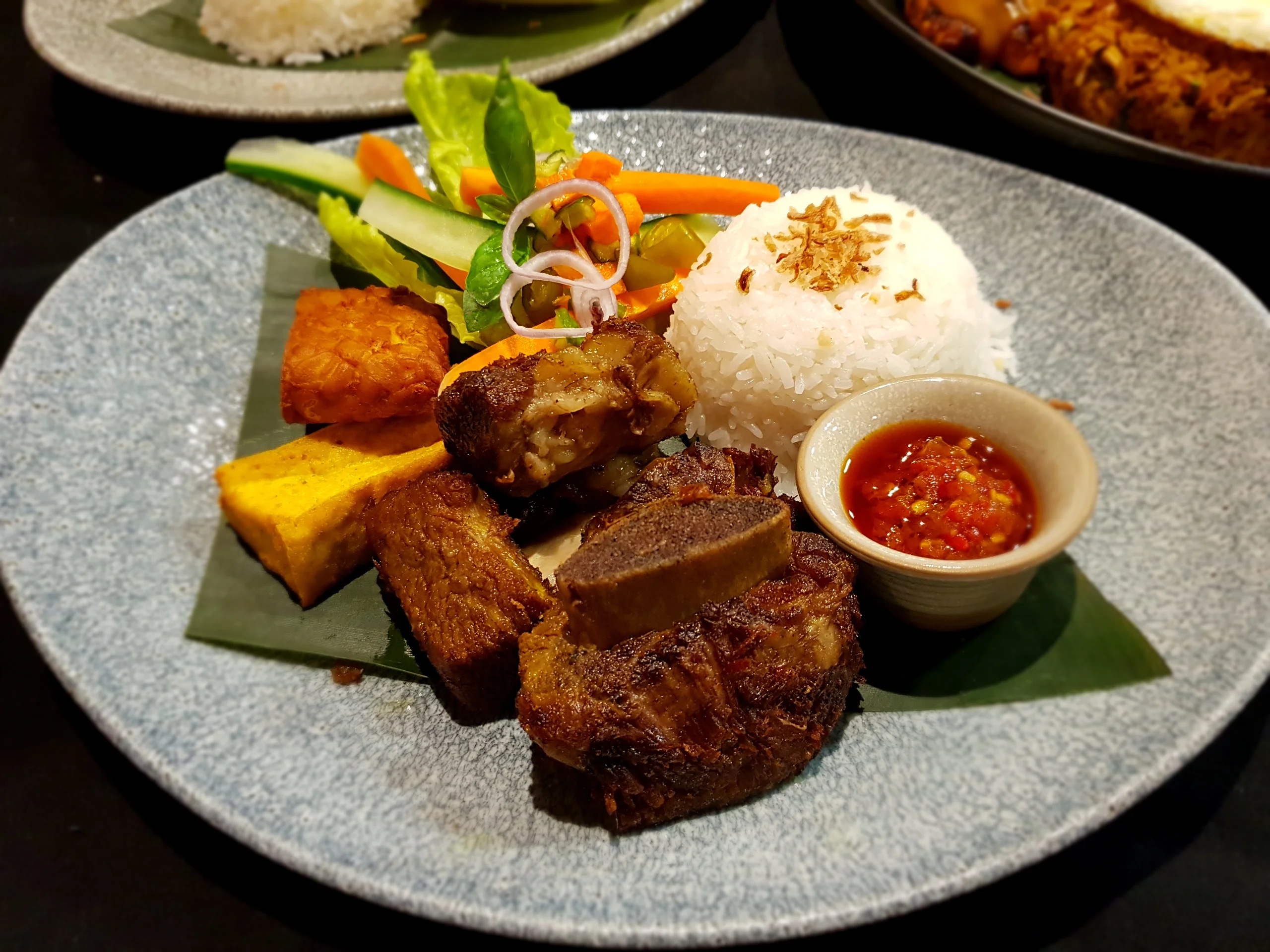 Nasi Uduk Iga Penyet