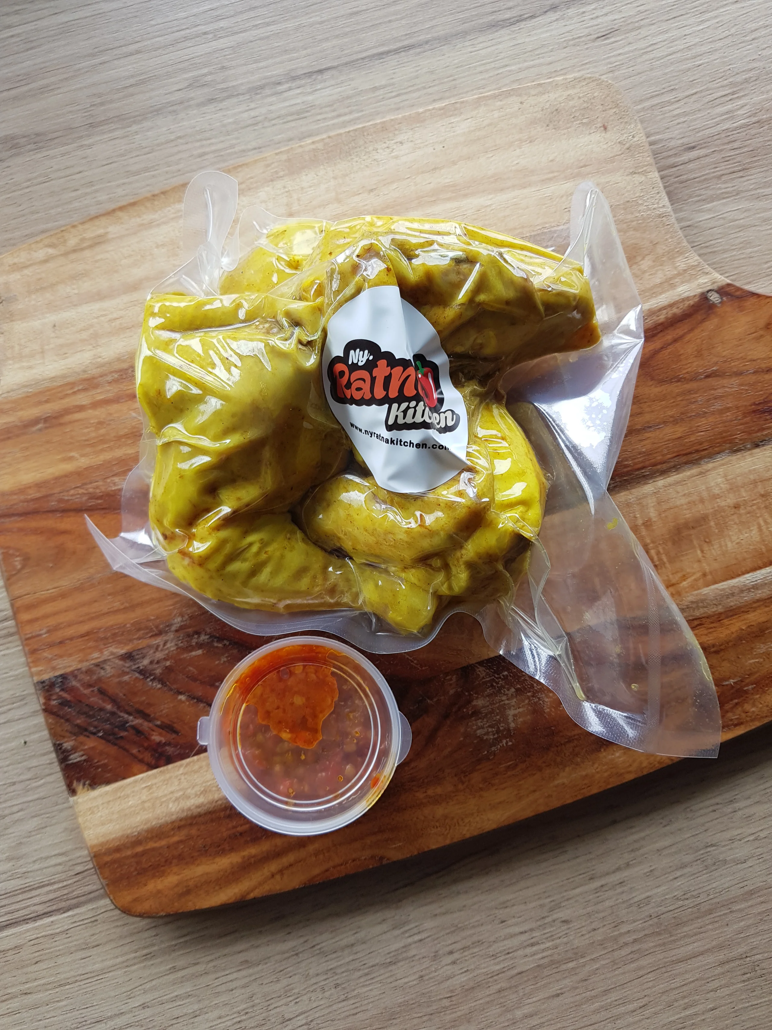 Frozen Yellow Chicken with Sambal