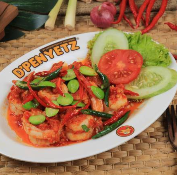 Chilli Prawns with stinky beans Sambal udang pete