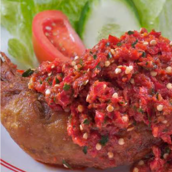 Ayam Goreng Shalom and Nasi