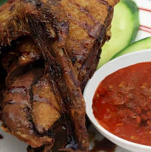 Bebek Goreng Bali and Nasi