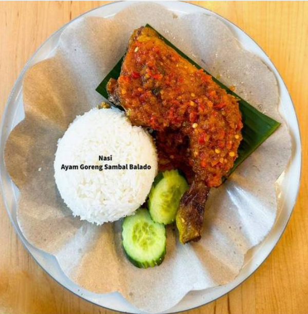 Nasi + Ayam Goreng Sambal Merah