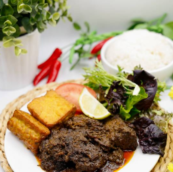 Nasi Beef Rendang