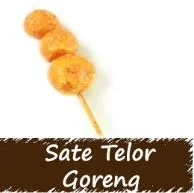 Sate Telor Goreng (Fried Egg Yolk Satay Marinated & Deep Fried) per/piece