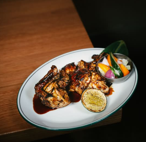 Grilled Half Chicken (spicy Balinese sauce)