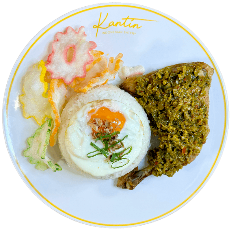 Nasi Ayam Bakar Bumbu Woku (GF)