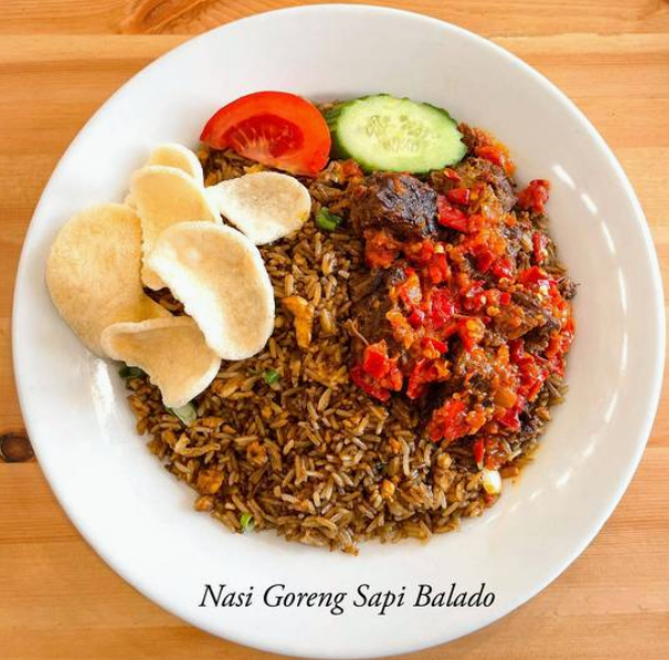 Nasi Goreng Dendeng Balado / Fried Rice With Beef Balado