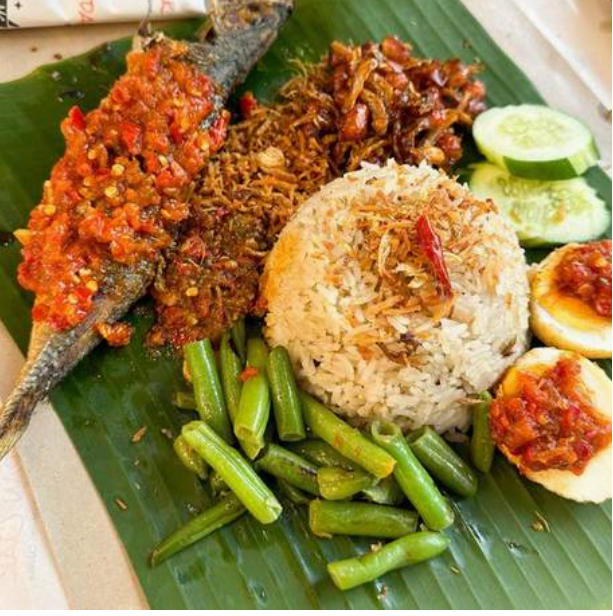 Nasi Prang Sambal Ikan Gembung