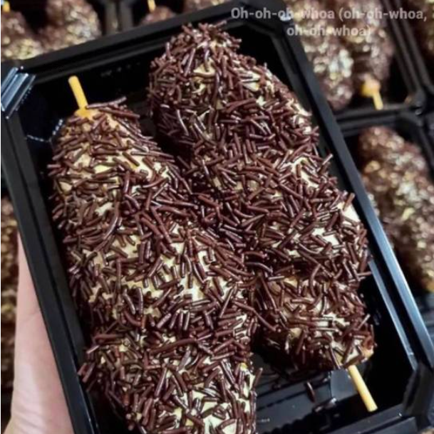 Donut Paha Ceres / Choc Doughnut In Skewer