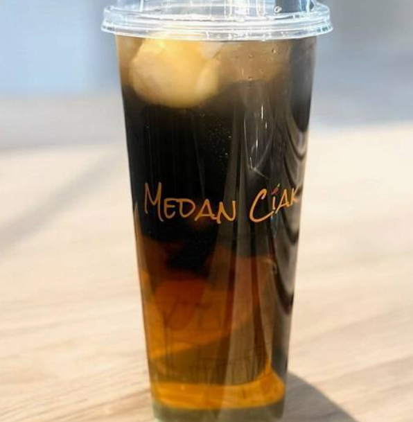 Ice Cincau (grass jelly drink)