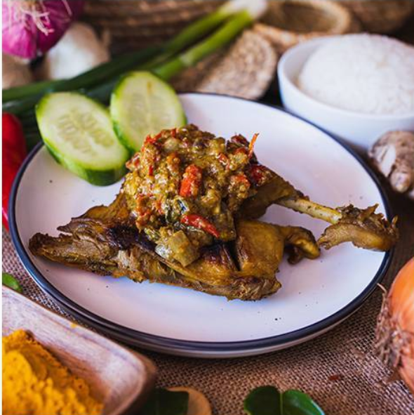 Grilled Duck with Betutu Chilli Sauce