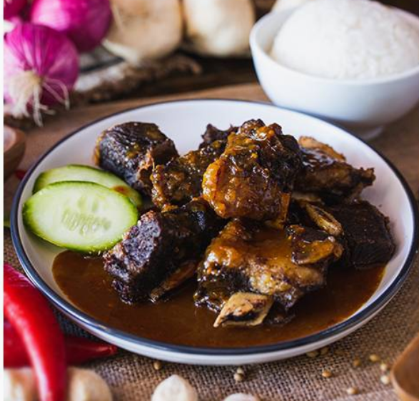 Beef Ribs with Rujak Sauce