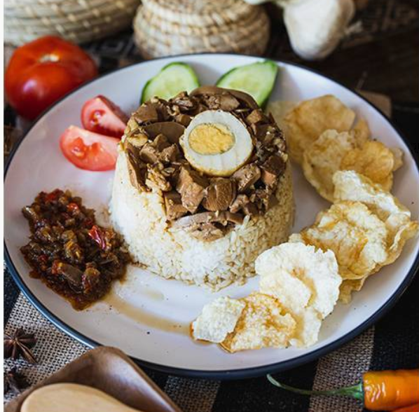 Chicken Mushroom Steam Rice