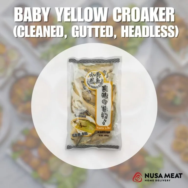 BABY YELLOW CROAKER (CLEANED, GUTTED, HEADLESS) FROZEN