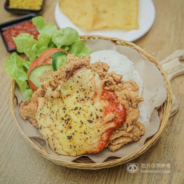 Cheesy Ayam Geprek MakNyoss