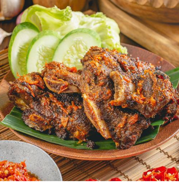 Grilled Beef Rujak Sauce