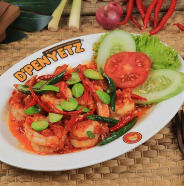 Chilli Prawns with stinky beans (Sambal udang pete)