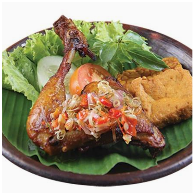 Ayam Penyet Sambal Matah