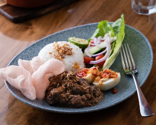 Nasi Padang Rendang