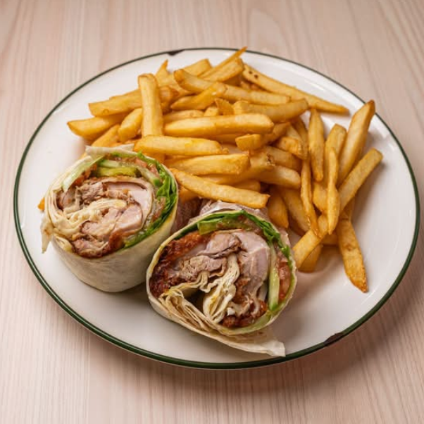 Smashed Crispy Chicken Wrap