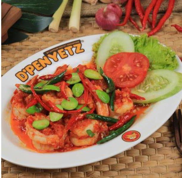 Chilli Prawns with stinky beans (Sambal udang pete)