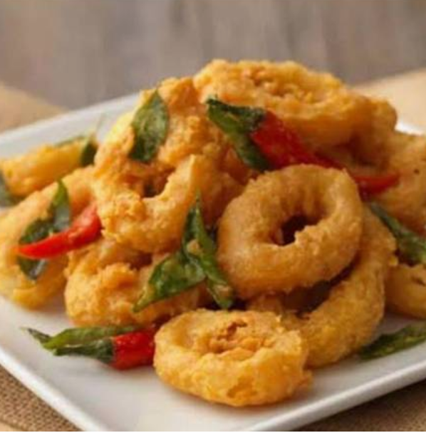 Salted Eggs Calamari